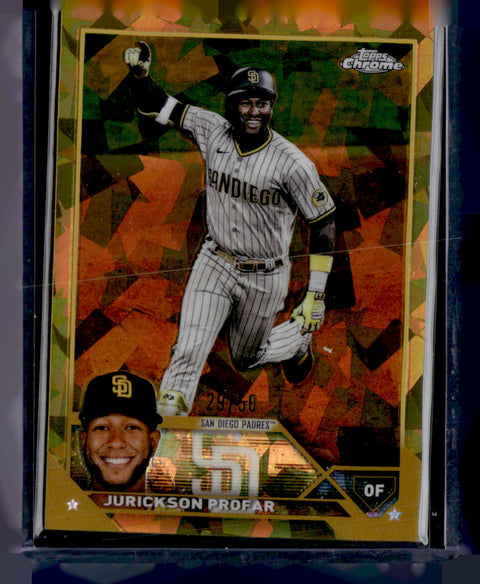 2023 Topps Chrome Sapphire Edition #337 Jurickson Profar Gold #/50