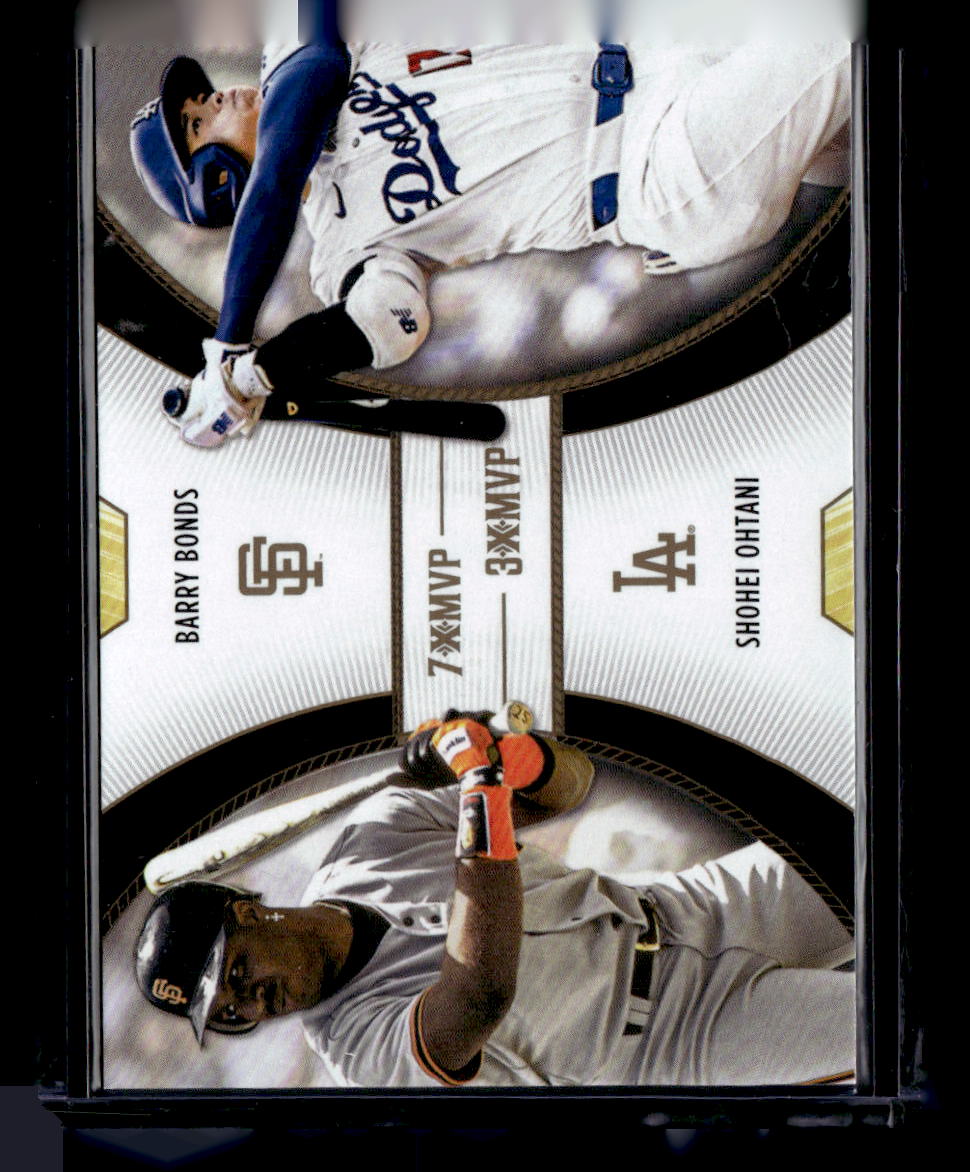 2025 Topps Welcome to the Club: 3X MVP #D1 Shohei Ohtani / Barry Bonds Duals