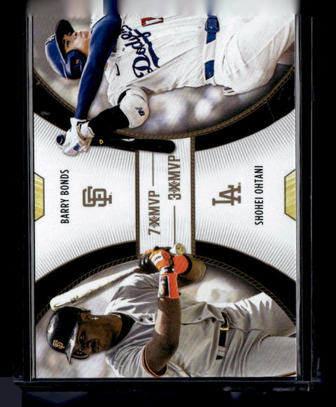 2025 Topps Welcome to the Club: 3X MVP #D1 Shohei Ohtani / Barry Bonds Duals