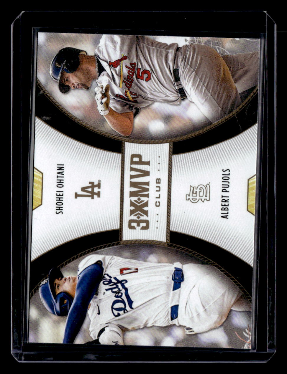 2025 Topps Welcome to the Club: 3X MVP #D4 Shohei Ohtani / Albert Pujols Duals