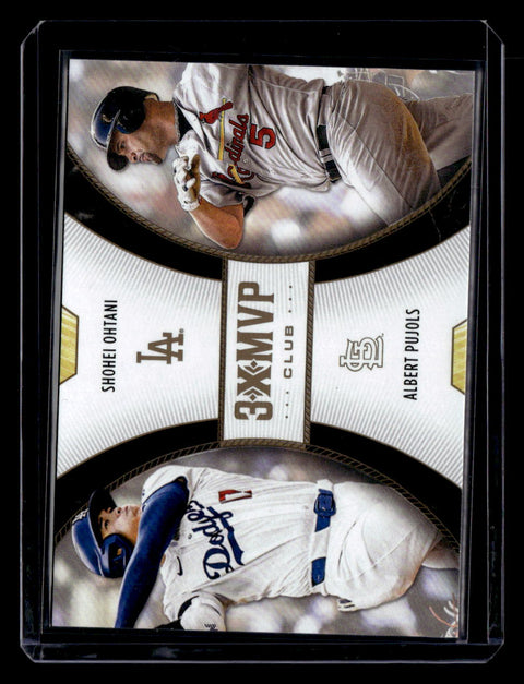 2025 Topps Welcome to the Club: 3X MVP #D4 Shohei Ohtani / Albert Pujols Duals