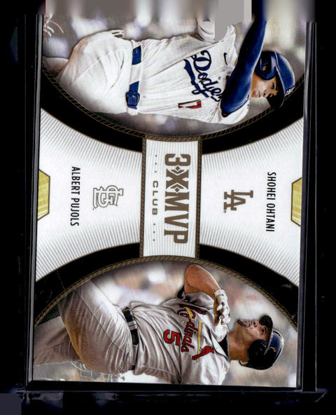 2025 Topps Welcome to the Club: 3X MVP #D4 Shohei Ohtani / Albert Pujols Duals