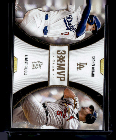 2025 Topps Welcome to the Club: 3X MVP #D4 Shohei Ohtani / Albert Pujols Duals