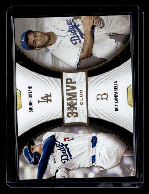 2025 Topps Welcome to the Club: 3X MVP #D8 Shohei Ohtani / Roy Campanella Duals