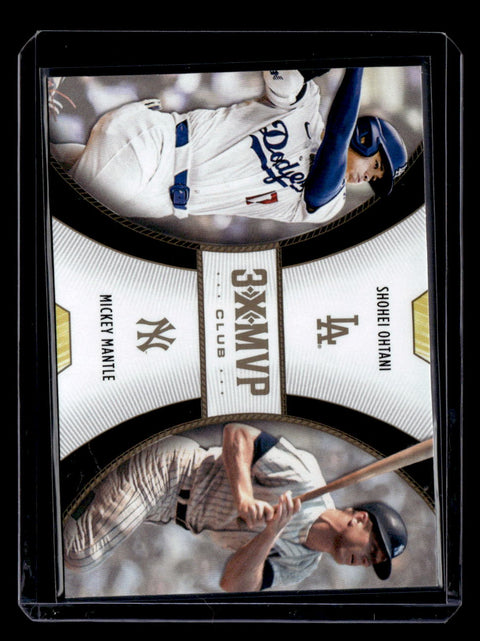 2025 Topps Welcome to the Club: 3X MVP #D6 Shohei Ohtani / Mickey Mantle Duals