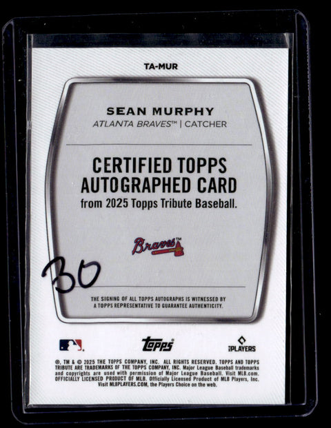 2025 Topps Tribute #TA-MUR Sean Murphy Tribute Autographs Purple #/50