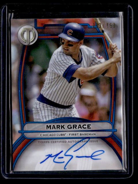 2025 Topps Tribute #TA-MG Mark Grace Tribute Autographs Blue #/150
