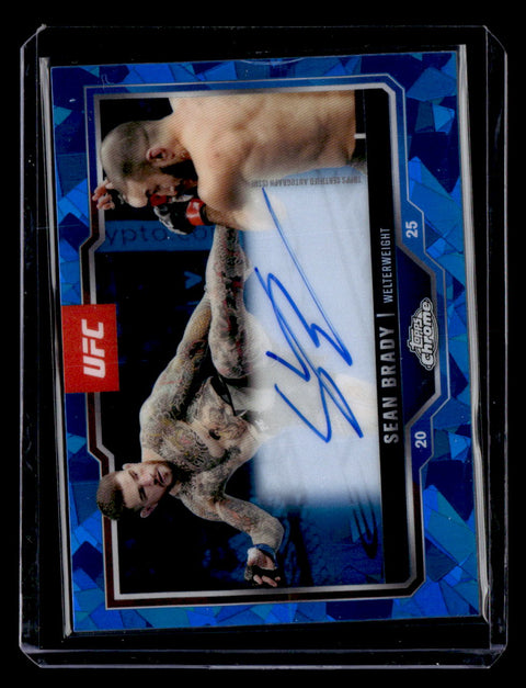 2025 Topps Chrome Sapphire Edition UFC #173 Sean Brady