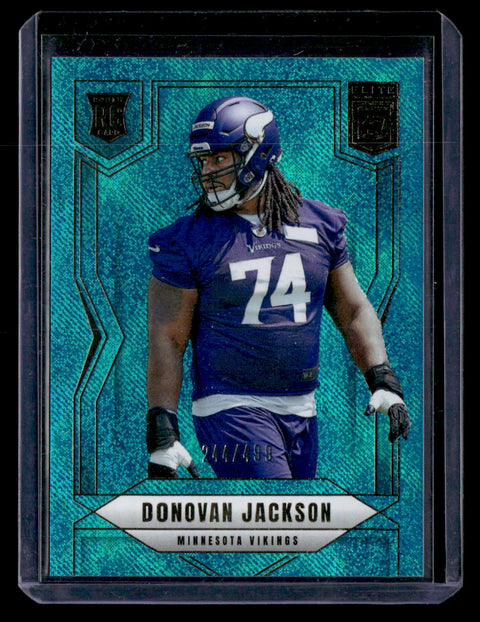 2025 Donruss Elite #161 Donovan Jackson Teal Matrix #/499