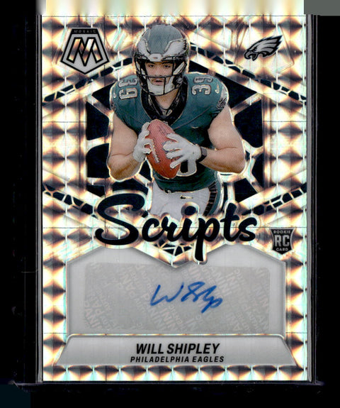 2024 Panini Mosaic #RS-WSY Will Shipley Rookie Scripts