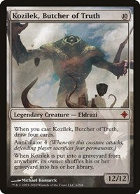 MTG Rise of the Eldrazi Kozilek, Butcher of Truth