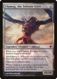 MTG Rise of the Eldrazi Ulamog, the Infinite Gyre