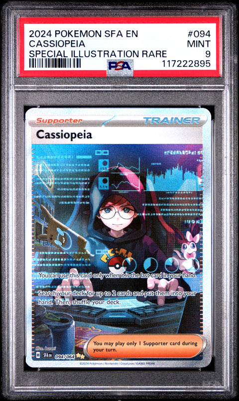 2024 Pokemon Sfa En-Shrouded Fable Cassiopeia #094 PSA 9