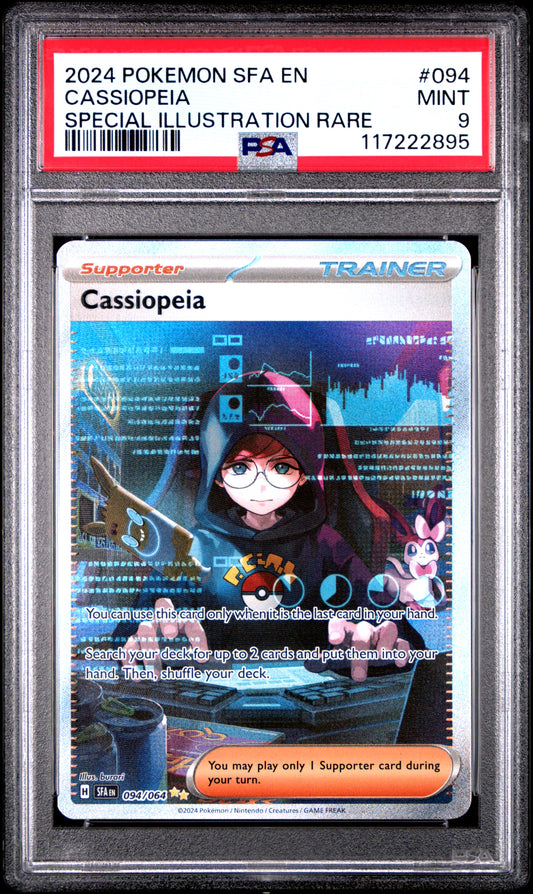 2024 Pokemon Sfa En-Shrouded Fable Cassiopeia #094 PSA 9