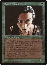 MTG The Dark Elves of Deep Shadow