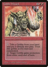 MTG The Dark Goblin Wizard