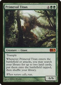 MTG Magic 2011 (M11) Primeval Titan