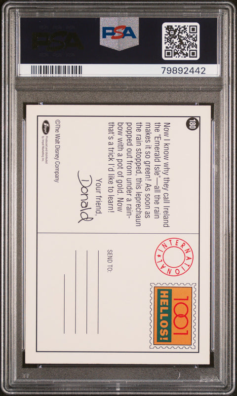 1991 Impel Disney Collector Cards #180 Donald Goes For Gold Disney Collector Cards PSA 10