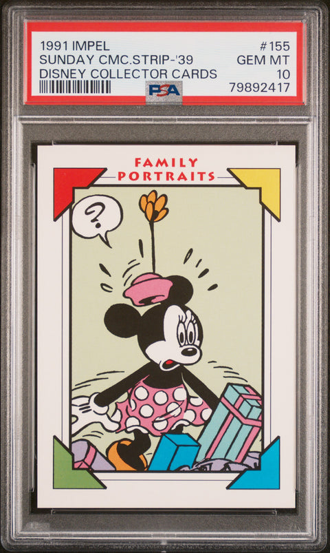 1991 Impel Disney Collector Cards #155 Sunday Cmc.Strip-'39 Disney Collector Cards PSA 10