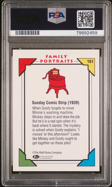 1991 Impel Disney Collector Cards #161 Sunday Cmc.Strip-'39 Disney Collector Cards PSA 10