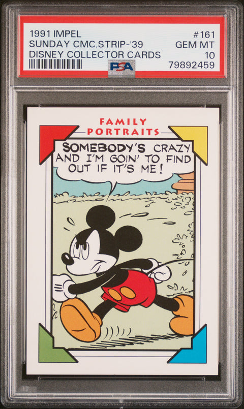 1991 Impel Disney Collector Cards #161 Sunday Cmc.Strip-'39 Disney Collector Cards PSA 10
