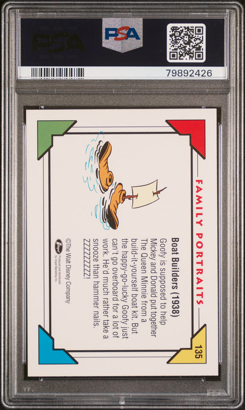 1991 Impel Disney Collector Cards #135 Boat Builders Disney Collector Cards PSA 10