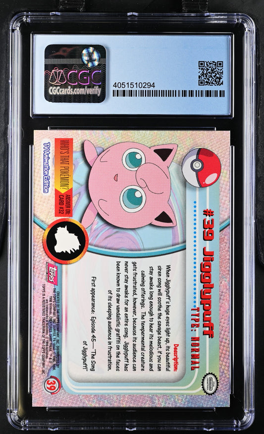 1999 Series 1 #39 Jigglypuff CGC 10