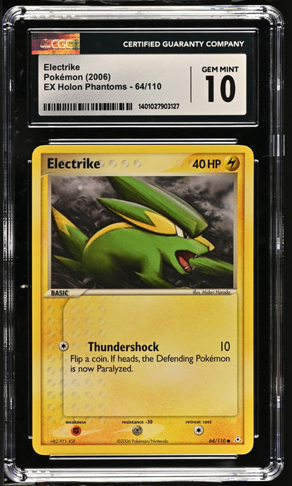2006 EX Holon Phantoms #64/110 Electrike CGC 10