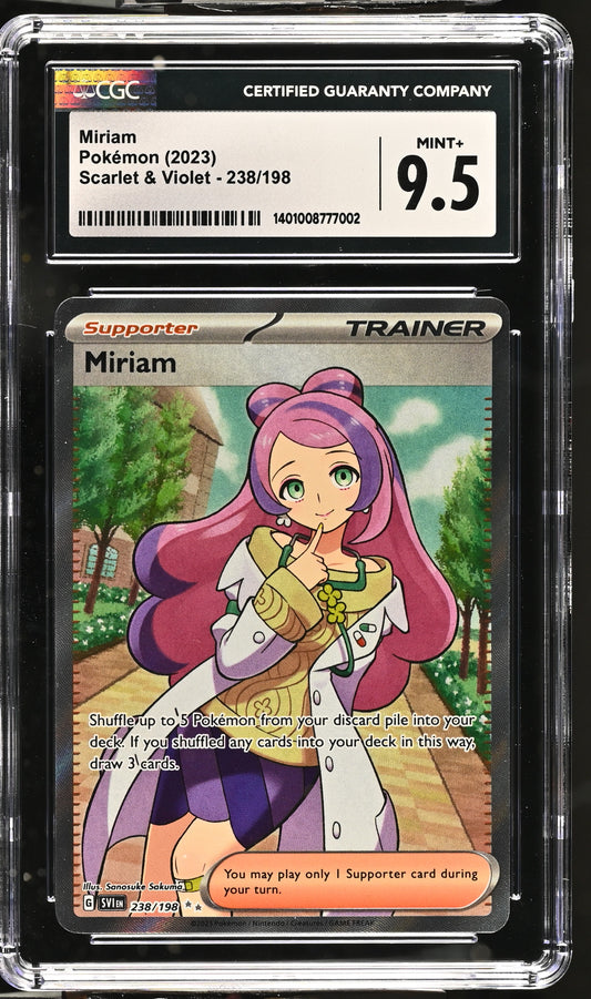 2023 Scarlet & Violet #238/198 Miriam CGC 9.5