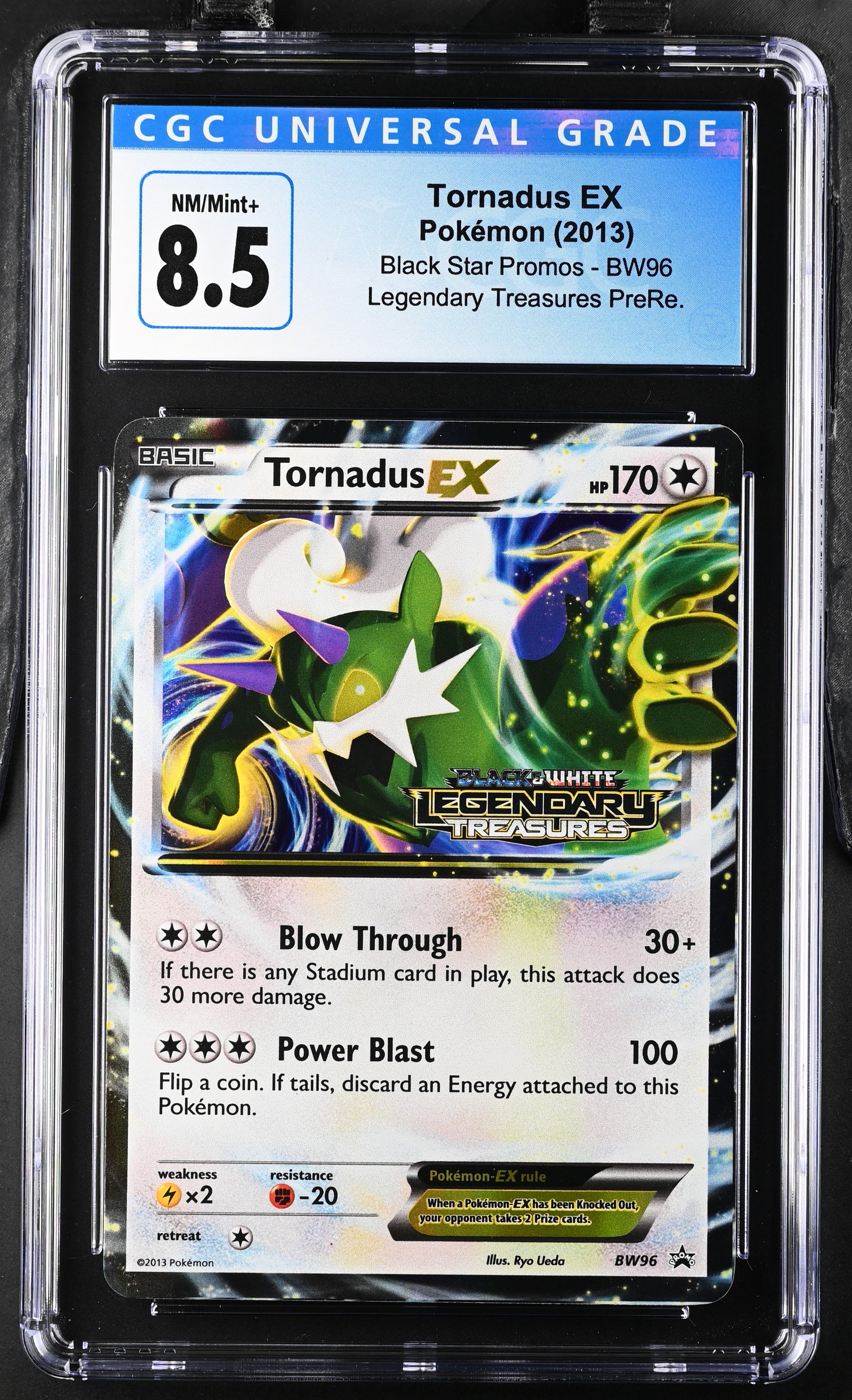 2013 Black Star Promos #BW96 Tornadus EX CGC 8.5