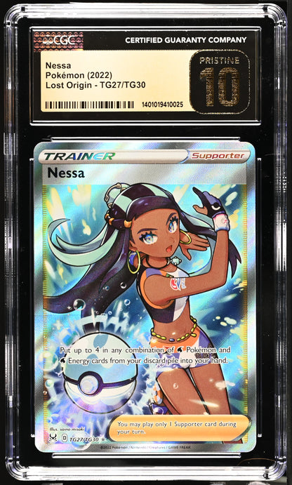 2022 Lost Origin #TG27/TG30 Nessa CGC 10