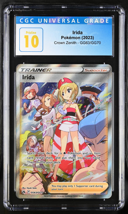 2023 Crown Zenith #GG63/GG70 Irida CGC 10