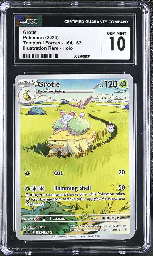 2024 Temporal Forces #164/162 Grotle CGC 10