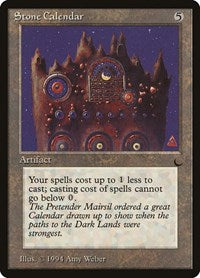 MTG The Dark Stone Calendar