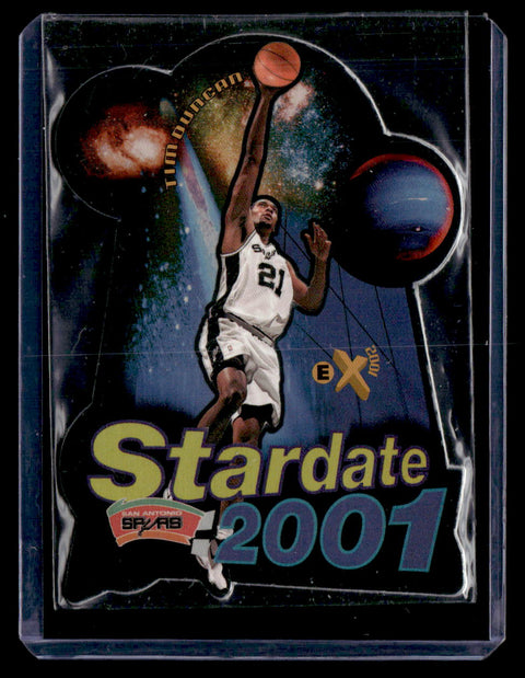 1997-98 E-X2001 #5 SD Tim Duncan X2001 - Star Date 2001
