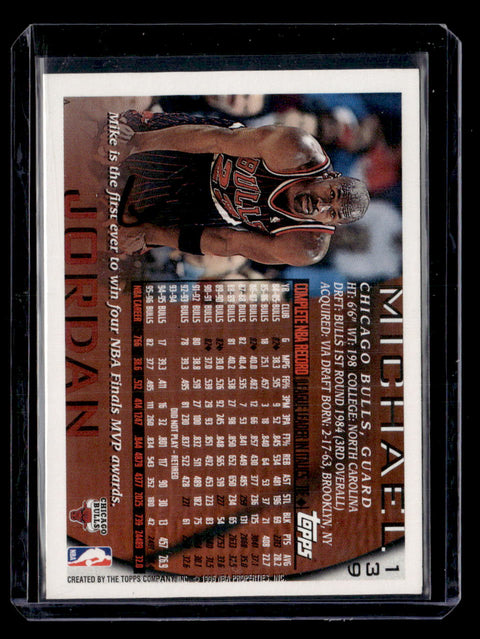1996-97 Topps #139 Michael Jordan NBA at 50