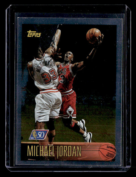 1996-97 Topps #139 Michael Jordan NBA at 50