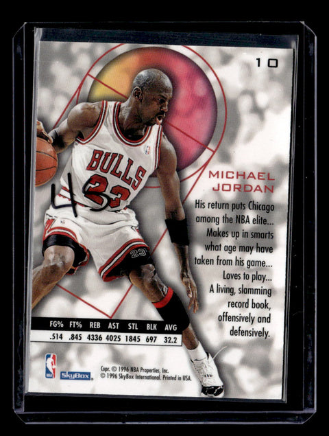 1995-96 SkyBox E-XL #10 Michael Jordan Blue