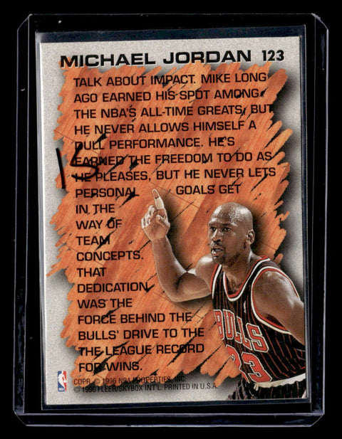 1996-97 Fleer #123 Michael Jordan