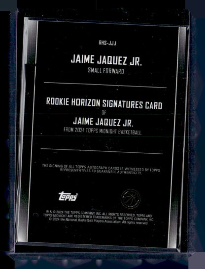2023-24 Topps Midnight #RHS-JJJ Jaime Jaquez Jr. Rookie Horizon Signatures