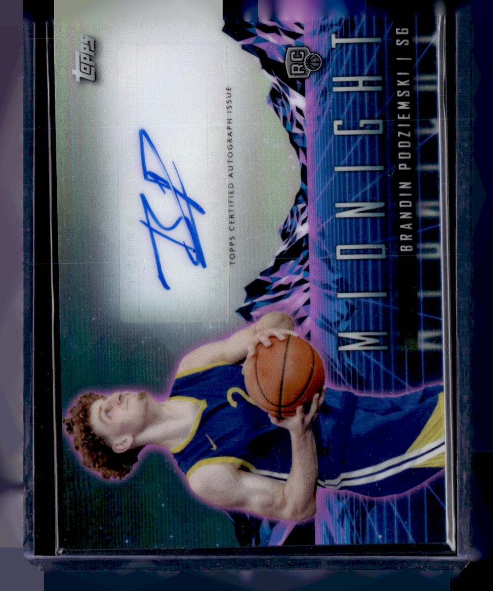 2023-24 Topps Midnight #RHS-BP Brandin Podziemski Rookie Horizon Signatures