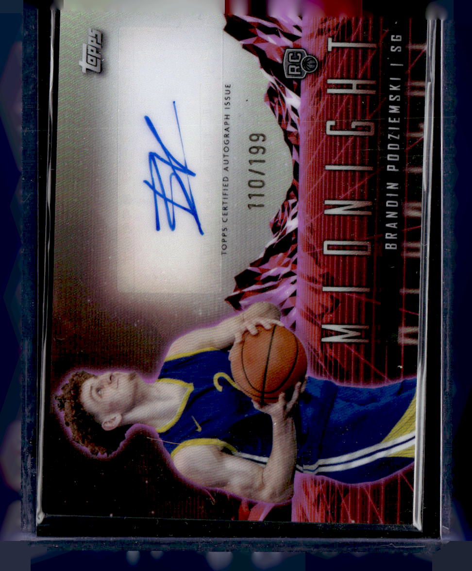 2023-24 Topps Midnight Brandin Podziemski Rookie Horizon Signatures #/199