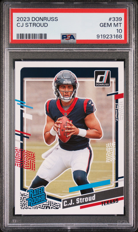 2023 Panini Donruss #339 Cj Stroud PSA 10 91923168