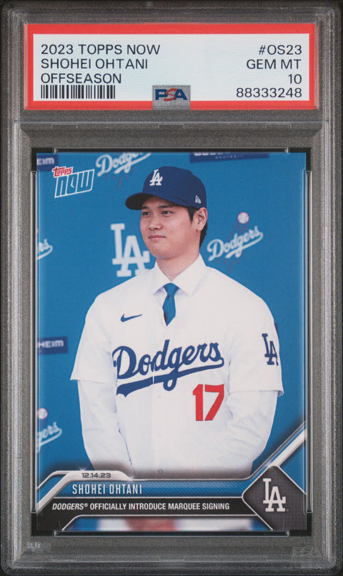 2023 Topps Now Offseason #OS23 Shohei Ohtani PSA 10 88333248