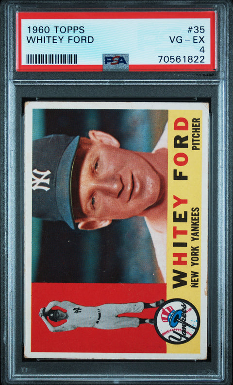 1960 Topps #35 Whitey Ford PSA 4 70561822