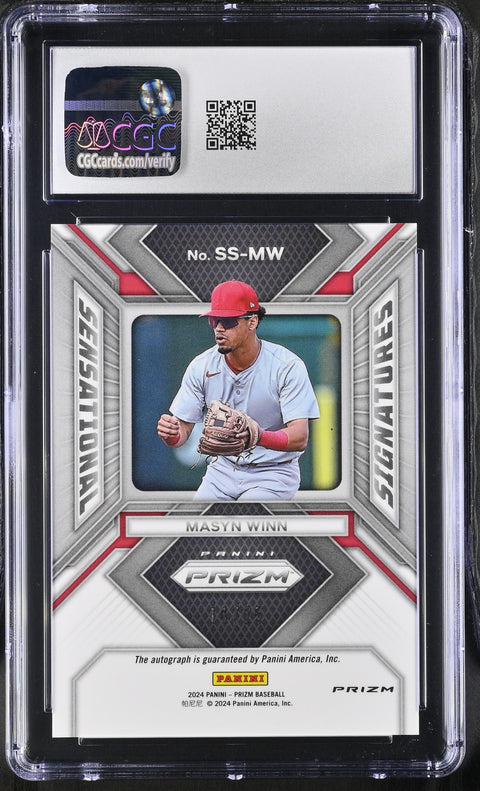 2024 Prizm #SS-MW Masyn Winn Sensational Signatures CGC 10 6049089022