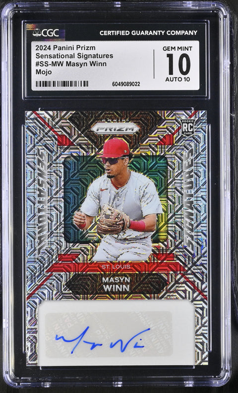 2024 Prizm #SS-MW Masyn Winn Sensational Signatures CGC 10 6049089022