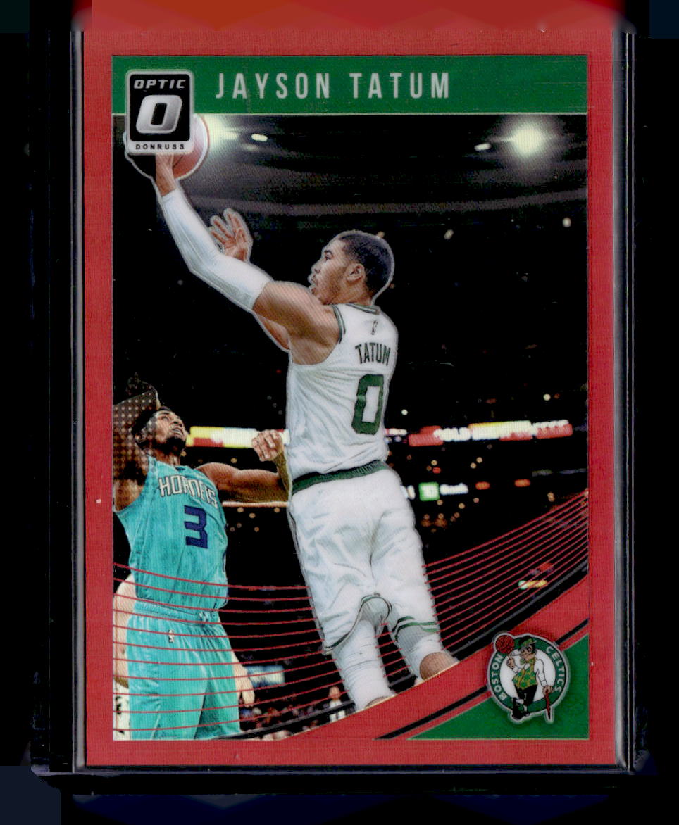 2018-19 Donruss Optic #76 Jayson Tatum Red #/99
