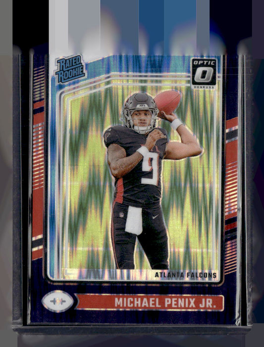 2024 Donruss Optic #279 Michael Penix Jr. Purple Shock