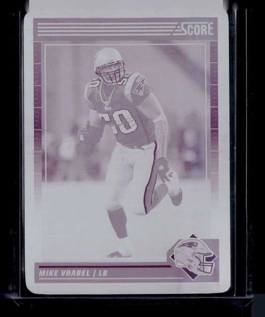 2024 Score #195 Mike Vrabel Printing Plates Magenta #/1